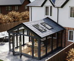 Image showing a Guardian warm roof conservatory
