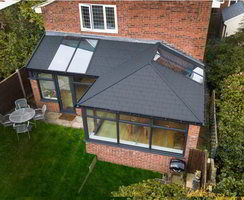 Image showing a tiled conservatory roof